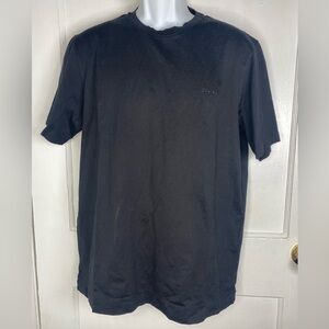 Z Zegna Luxury Men's Black %100 Cotton Designer Like New T-Shirt